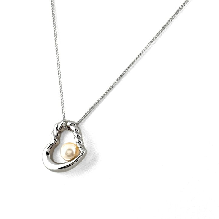 楽天市場】タサキ TASAKI ハートモチーフ シルバー ペンダント パール 