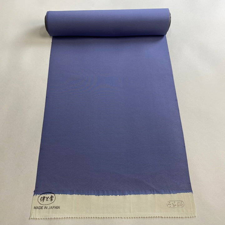 楽天市場】反物 逸品 色無地 伊と幸 銀糸 灰紫 正絹 【中古  