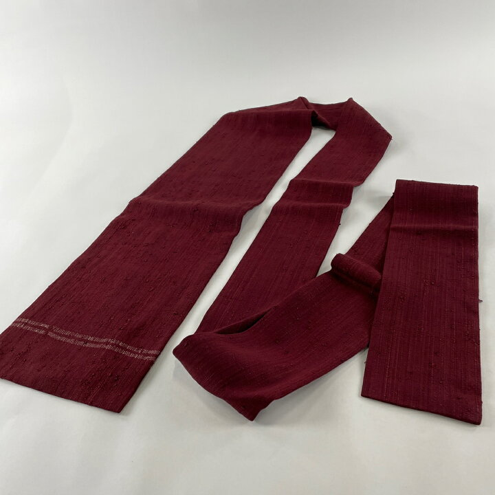 楽天市場】名古屋帯 美品 逸品 浦野理一 えんじ色 正絹 【中古 