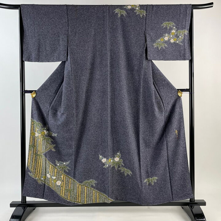 楽天市場】訪問着 身丈157cm 裄丈65cm M 袷 松井青々 落款あり 梅 竹  