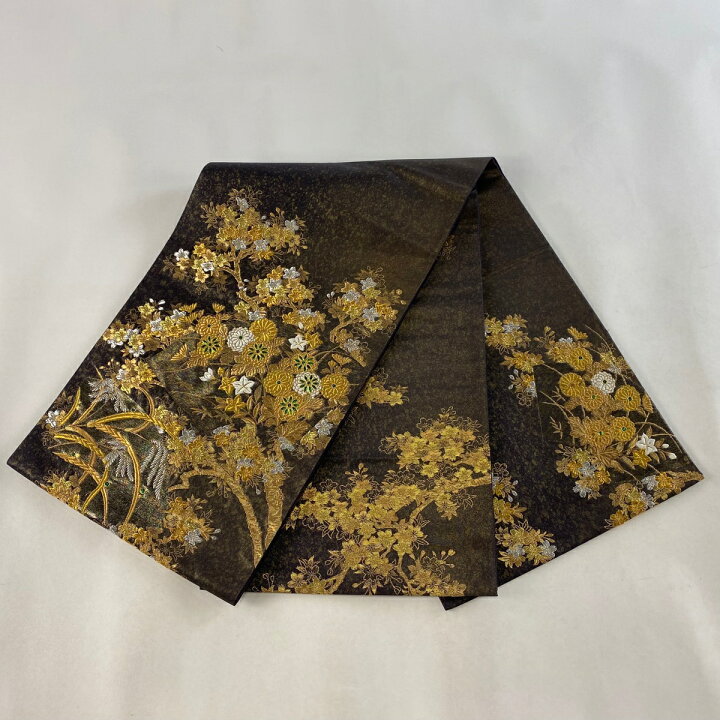 楽天市場】袋帯 美品 逸品 じゅらく 落款あり 玉蟲貴人 桜華宝扇文 桜 