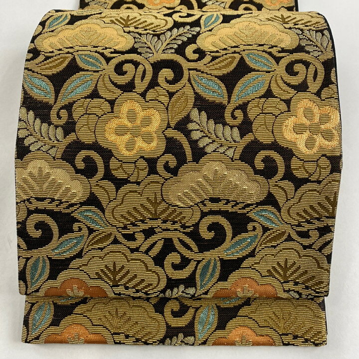 楽天市場】袋帯 美品 逸品 花井幸子 落款あり 金華山織 松竹梅 唐草 