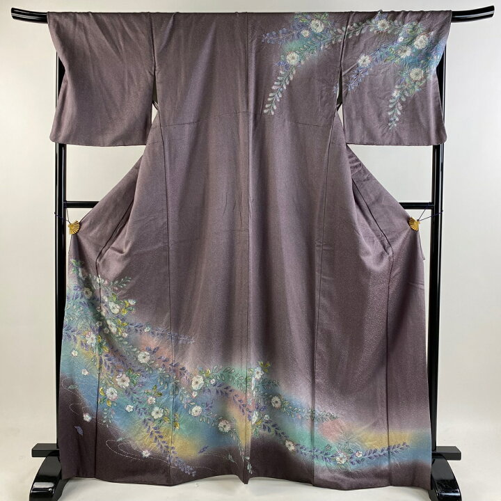 振袖 美品 金彩 桜 ぼかし 正絹 168.5cm 裄丈70cm 袋帯 セット