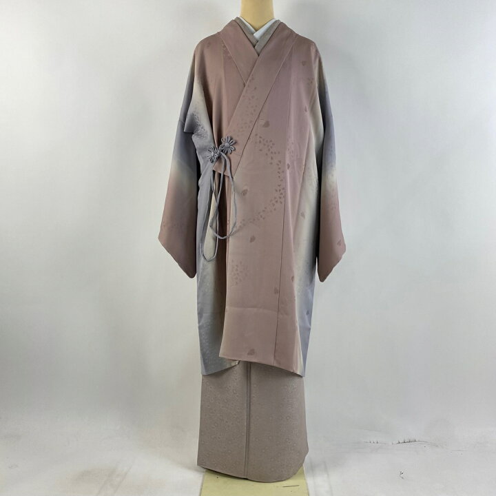 道中着 身丈102cm 裄丈68.5cm 正絹 美品 逸品 【中古】 