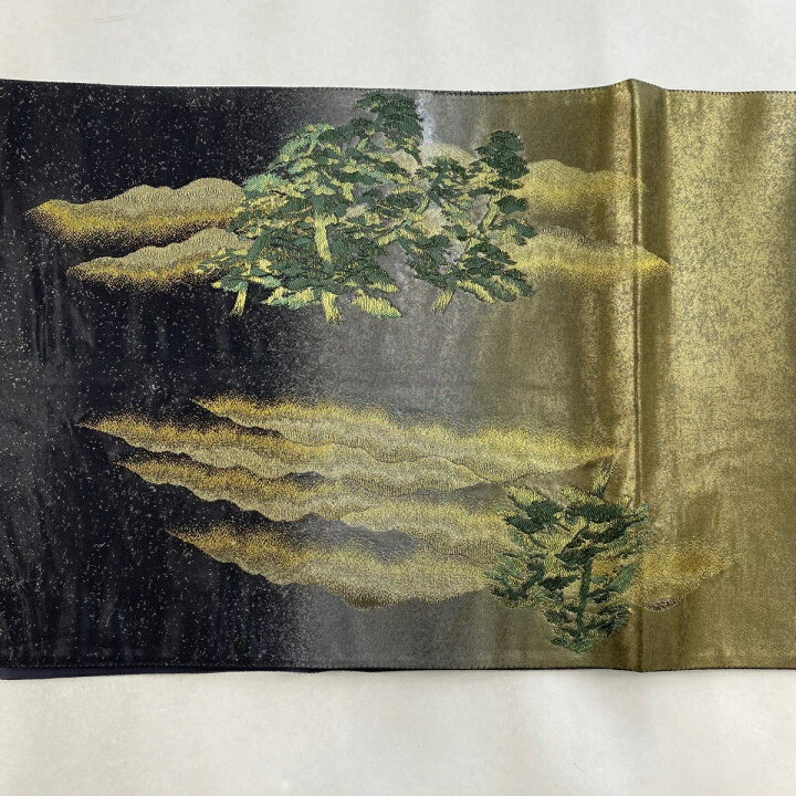 楽天市場】袋帯 美品 逸品 横山大観 落款あり じゅらく 山色新 富士山 