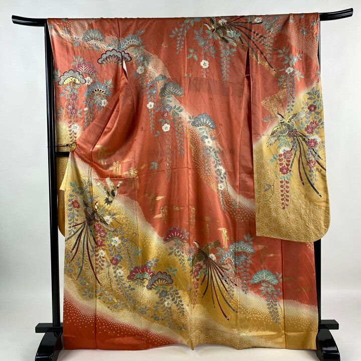 振袖 豪華 絞り 金通し 金彩 紋意匠 辻ヶ花 身丈169cm - 着物・浴衣｜振袖 
