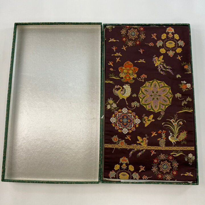 楽天市場】袋帯 美品 逸品 龍村晋 落款あり 共箱付き 天平精華文錦 
