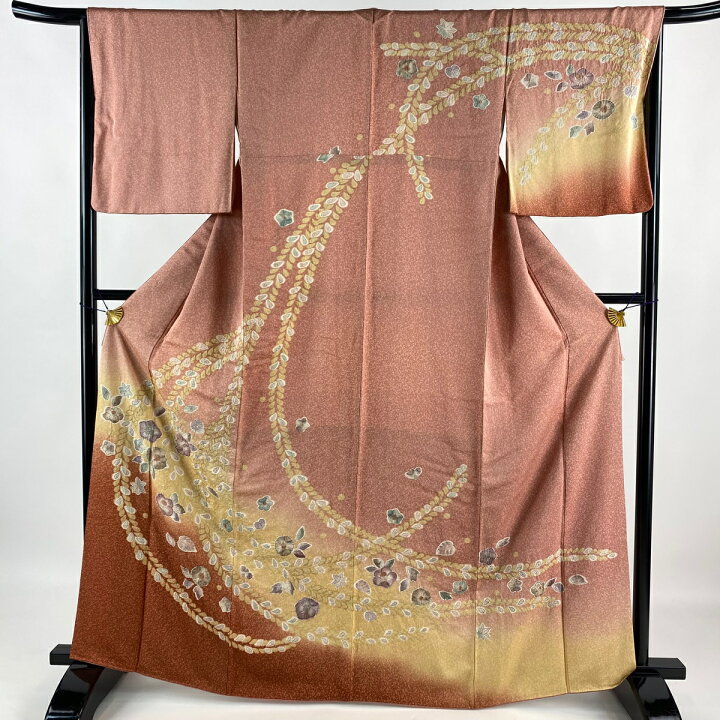 楽天市場】訪問着 身丈165cm 裄丈66cm M 袷 辻が花 染分け ぼかし  