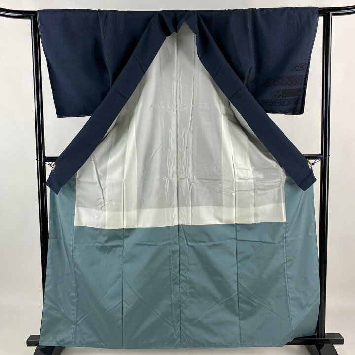 楽天市場】付下げ 身丈162cm 裄丈63cm S 袷 塩沢紬 証紙あり 麻の葉 菱  