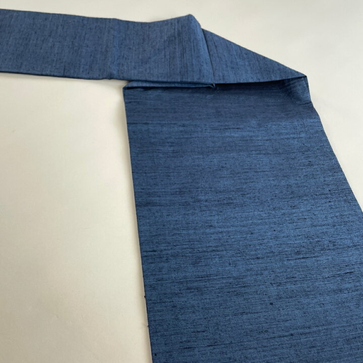 楽天市場】名古屋帯 美品 秀品 紬地 藍色 正絹 【中古】 : バイセル 