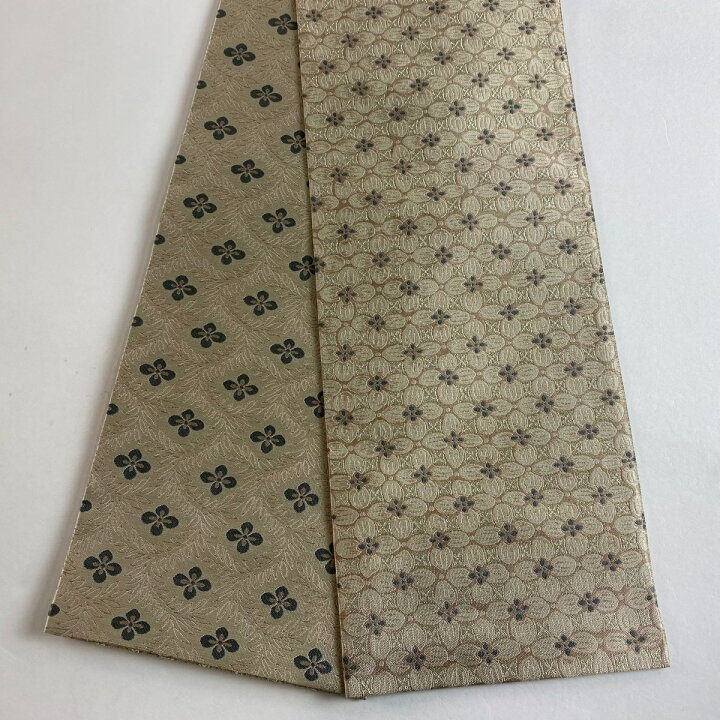 楽天市場】半幅帯 美品 逸品 落款あり 証紙あり となみ織物 花 金糸  