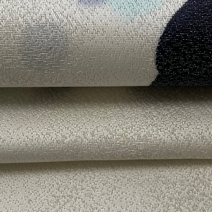 楽天市場】袋帯 美品 逸品 落款あり ikki流 黒猫 蝶 銀通し 金彩 白 