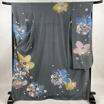 楽天市場】振袖 中古（カラーグレー）（着物｜和服）：レディース  