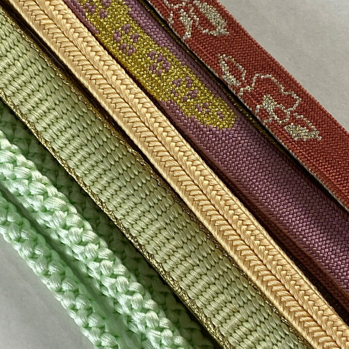 楽天市場】帯締め 優品 帯締め5本セット ベージュ 正絹 和装小物 