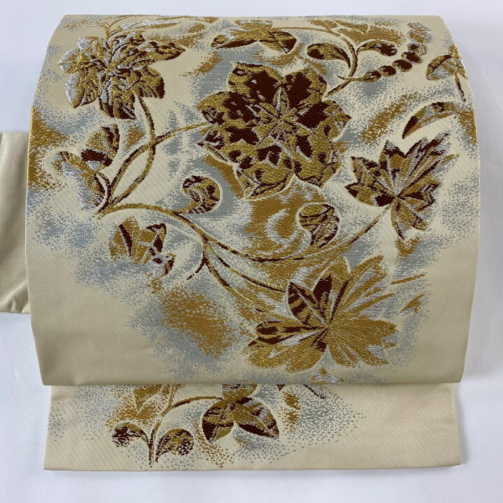 楽天市場】名古屋帯 美品 逸品 龍村美術織物 落款あり 華唐草 金銀糸  