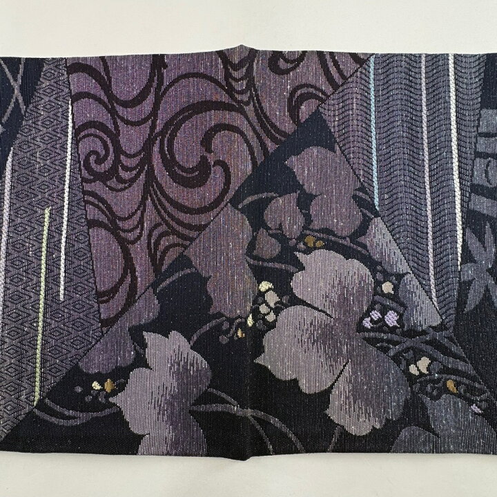 楽天市場】【美品】 袋帯 名品 夏帯 絽 やまと 葡萄 流水 銀糸 螺鈿箔 