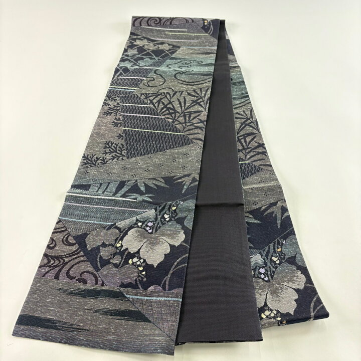 楽天市場】【美品】 袋帯 名品 夏帯 絽 やまと 葡萄 流水 銀糸 螺鈿箔 