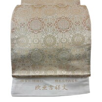 楽天市場】箔屋清兵衛 西陣織全通袋帯 茶の心の通販