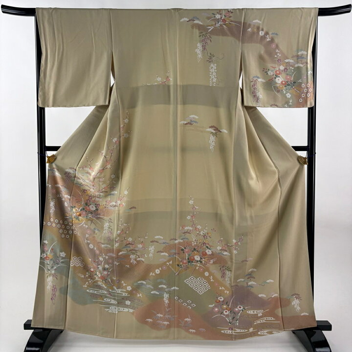 楽天市場】訪問着 身丈164cm 裄丈66.5cm M 袷 袋帯セット 花筏 松竹梅 