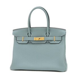 【ポイント3倍!スーパーSALE期間限定】エルメス バーキン30 トゴ シエル ゴールド金具 Y刻印【中古】【送料無料】