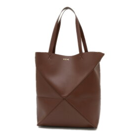 【ポイント3倍!スーパーSALE期間限定】【未使用品】ロエベ パズルフォルド トートバッグ シャイニーカーフ ブラウン【中古】【送料無料】