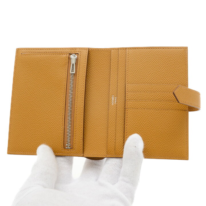 楽天市場】エルメス ベアンコンパクト 二つ折り財布 エプソン セサミ  