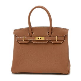 【未使用品】エルメス バーキン30 トゴ ゴールド ゴールド金具 W刻印【中古】 BP 【送料無料】