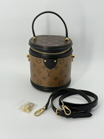 【LOUIS VUITTON ルイ・ヴィトン】カンヌ M43986 モノグラム × モノグラム・リバース ブラウン 2WAY ハンドバッグ ショルダーバッグ【中古 Aランク】