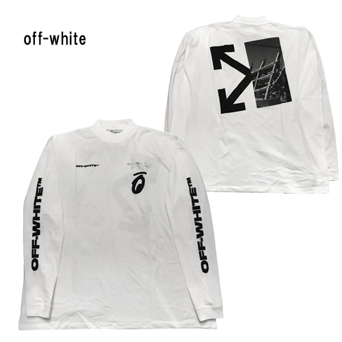 オンラインストア売り Off-White オフホワイト2019 ロンT Tシャツ/カットソー(七分/長袖)