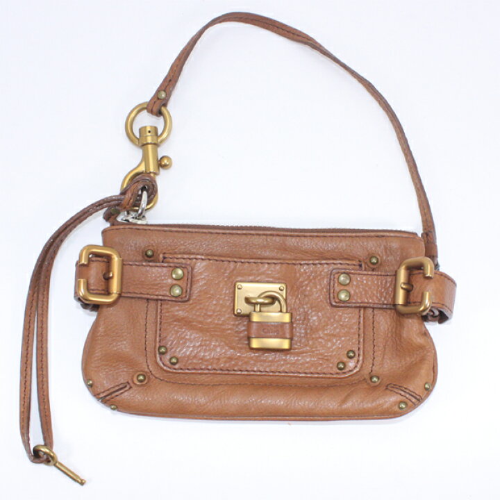 楽天市場】良品 Chloe クロエ パディントン アクセサリーポーチ