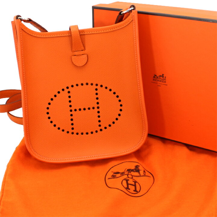 楽天市場】新品同様 HERMES エルメス エブリンTPM エプソン オレンジ  