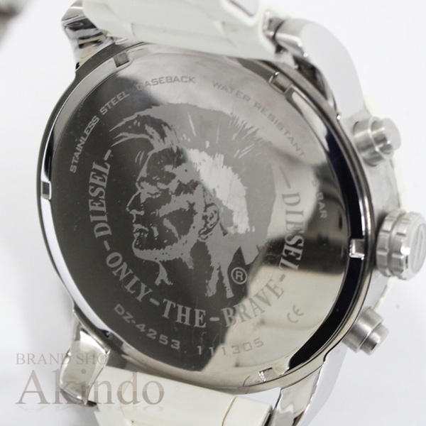 楽天市場】ディーゼル DIESEL DZ-4253 DZ4253 メンズ腕時計 ホワイト 