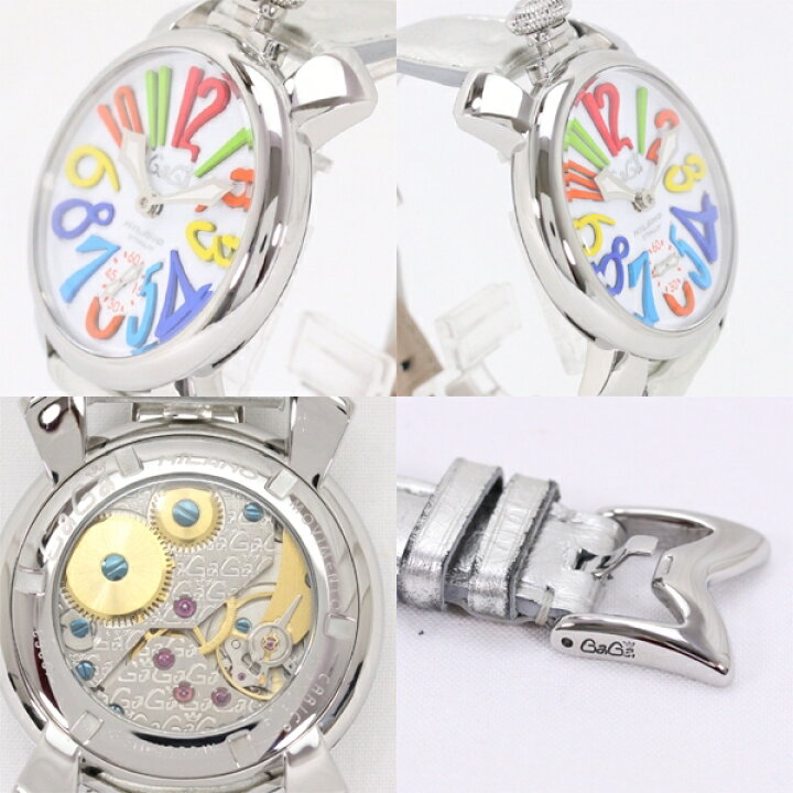楽天市場】美品 GaGa MILANO MANUALE 48mm 5010.01 ガガミラノ 