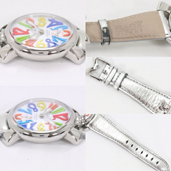 楽天市場】美品 GaGa MILANO MANUALE 48mm 5010.01 ガガミラノ 