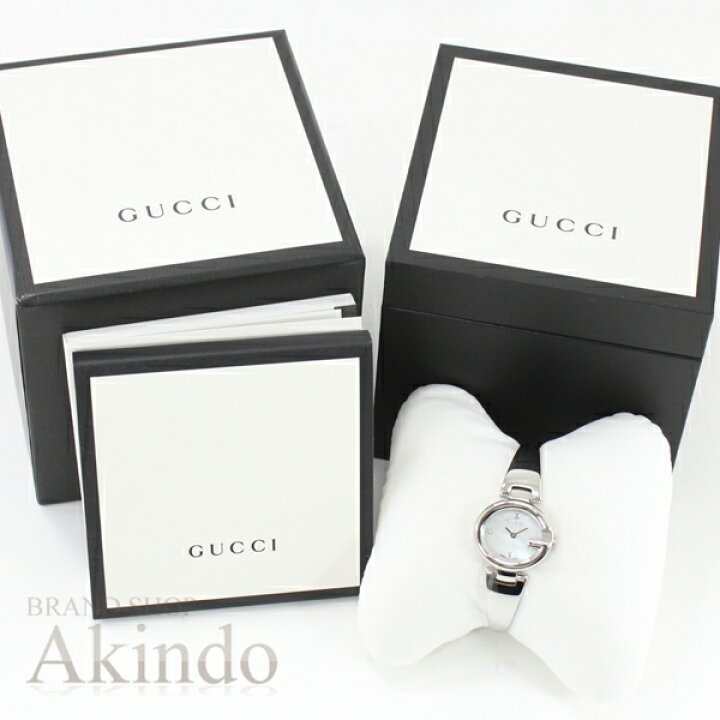 楽天市場】グッチ 腕時計 GUCCI レディース バングルウォッチ G 
