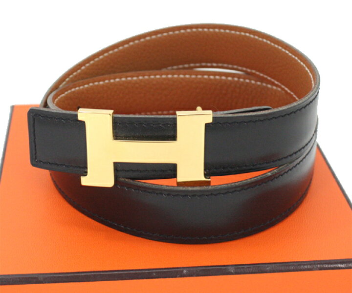 楽天市場】極美品 HERMES エルメス ミニコンスタンス 細Hベルト 65cm 