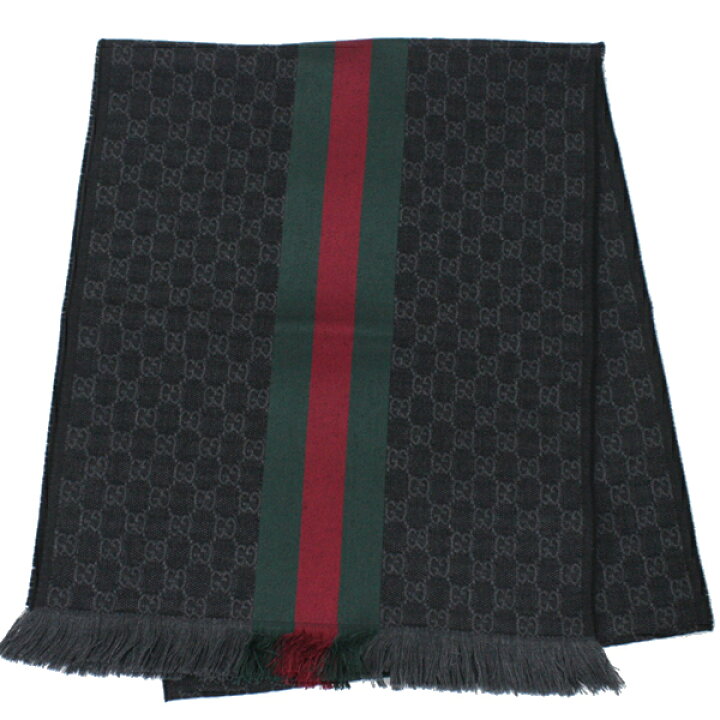 楽天市場】未使用 GUCCI グッチ マフラー GGxシェリーライン フリンジ 