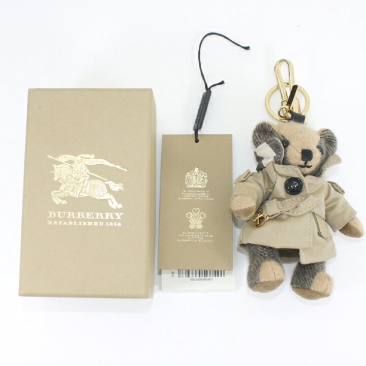 楽天市場】未使用 BURBERRY バーバリー チャーム トレンチコート クマ 