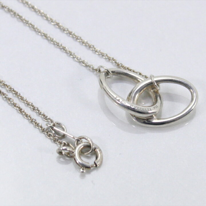 楽天市場】美品 TIFFANY＆Co. ティファニー ダブルループ ネックレス 