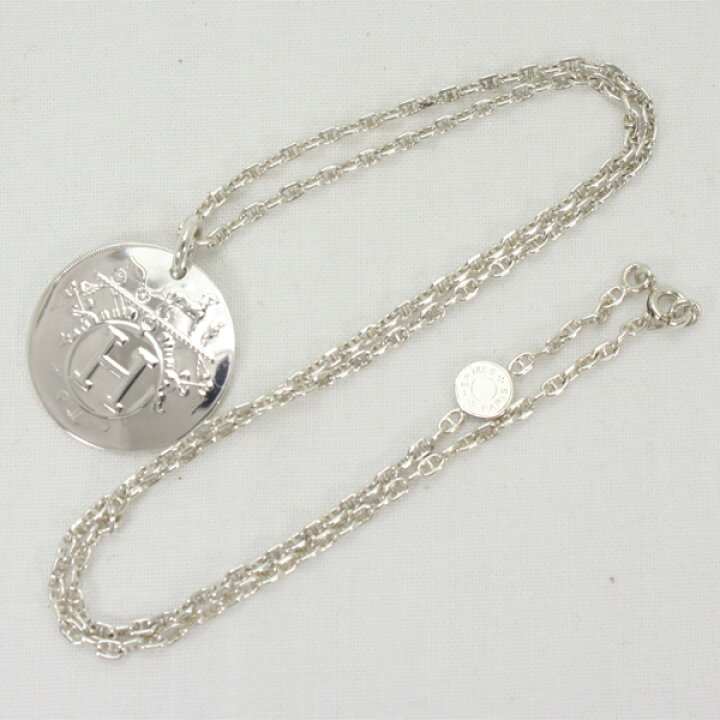 楽天市場】美品 仕上済み HERMES エルメス シェーヌダンクルネックレス 