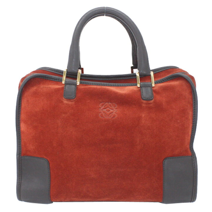 楽天市場】良品 LOEWE ロエベ アマソナ32 スエードxレザー 
