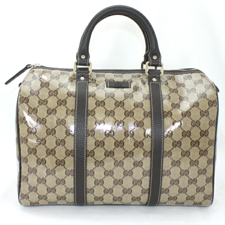 楽天市場】新品未使用 GUCCI グッチ GGクリスタル PVC ボストンバッグ 