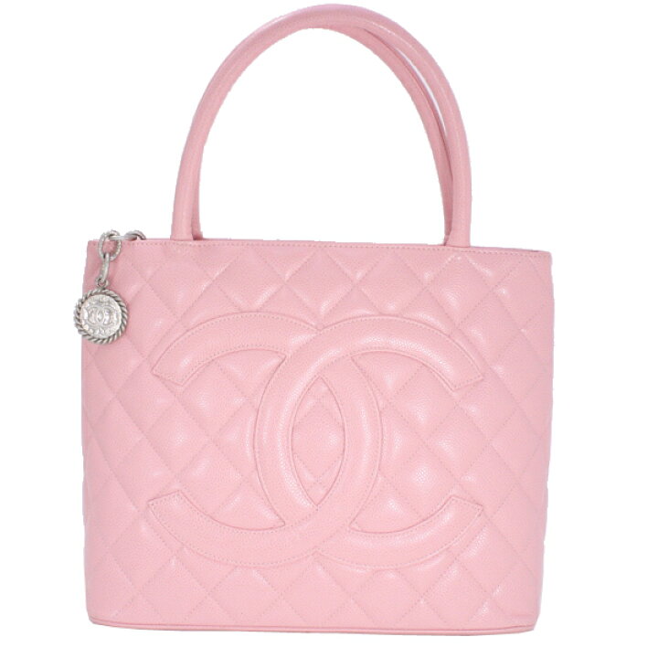 楽天市場】極美品 CHANEL シャネル 復刻トート キャビアスキン ピンク  