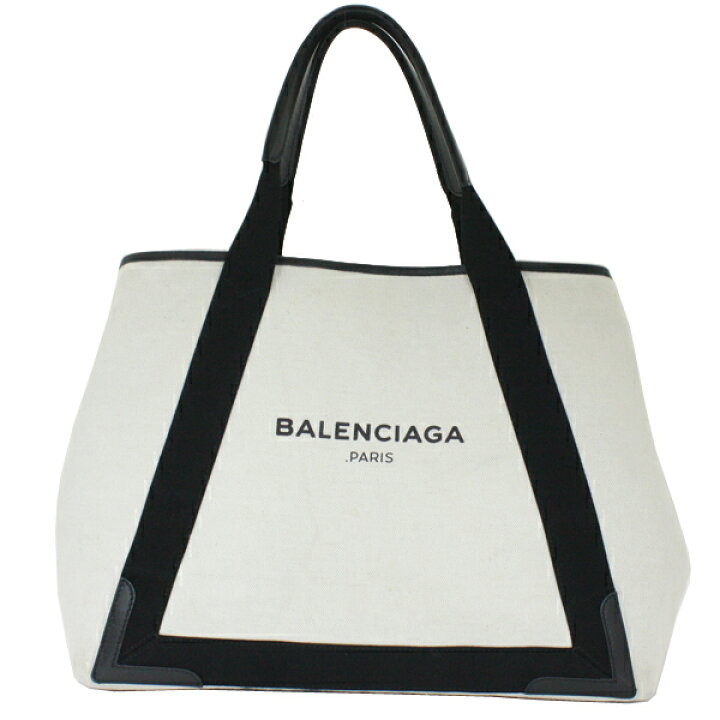 楽天市場】BALENCIAGA バレンシアガ ネイビーカバスM 大容量  