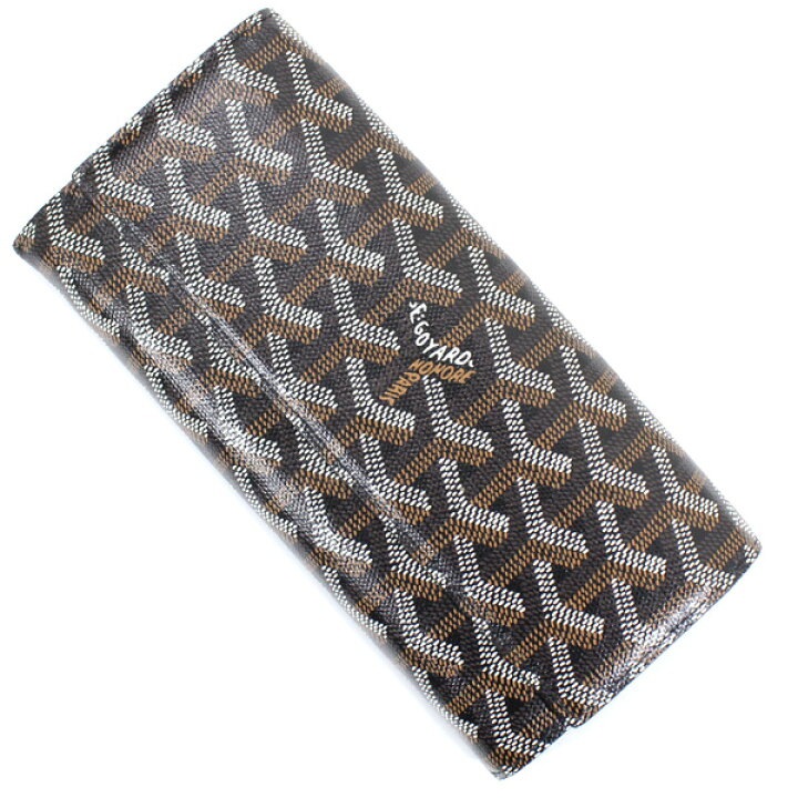 楽天市場】ゴヤール 長財布 黒 PVC ヴァレンヌ 二つ折り長財布 GOYARD 