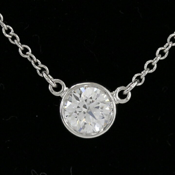 楽天市場】ティファニー ネックレス バイザヤード ダイヤモンド 0.3ct  