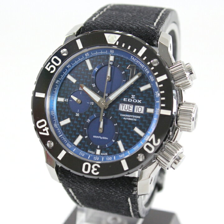 楽天市場】エドックス クラスワン クロノオフショア EDOX カーボン文字 