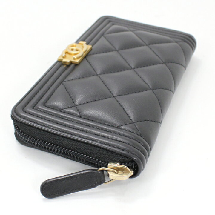 楽天市場】CHANEL ボーイシャネル 財布 スモール ジップ ウォレット 