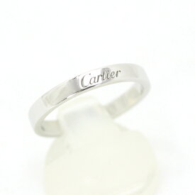 Cartier カルティエ Pt950 エングレーブド ウェディング リング #58【中古】