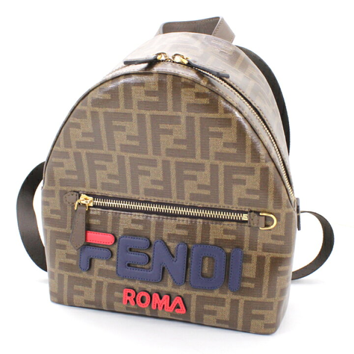 楽天市場】フェンディ フィラ バックパック FENDIxFILA コラボ 茶 